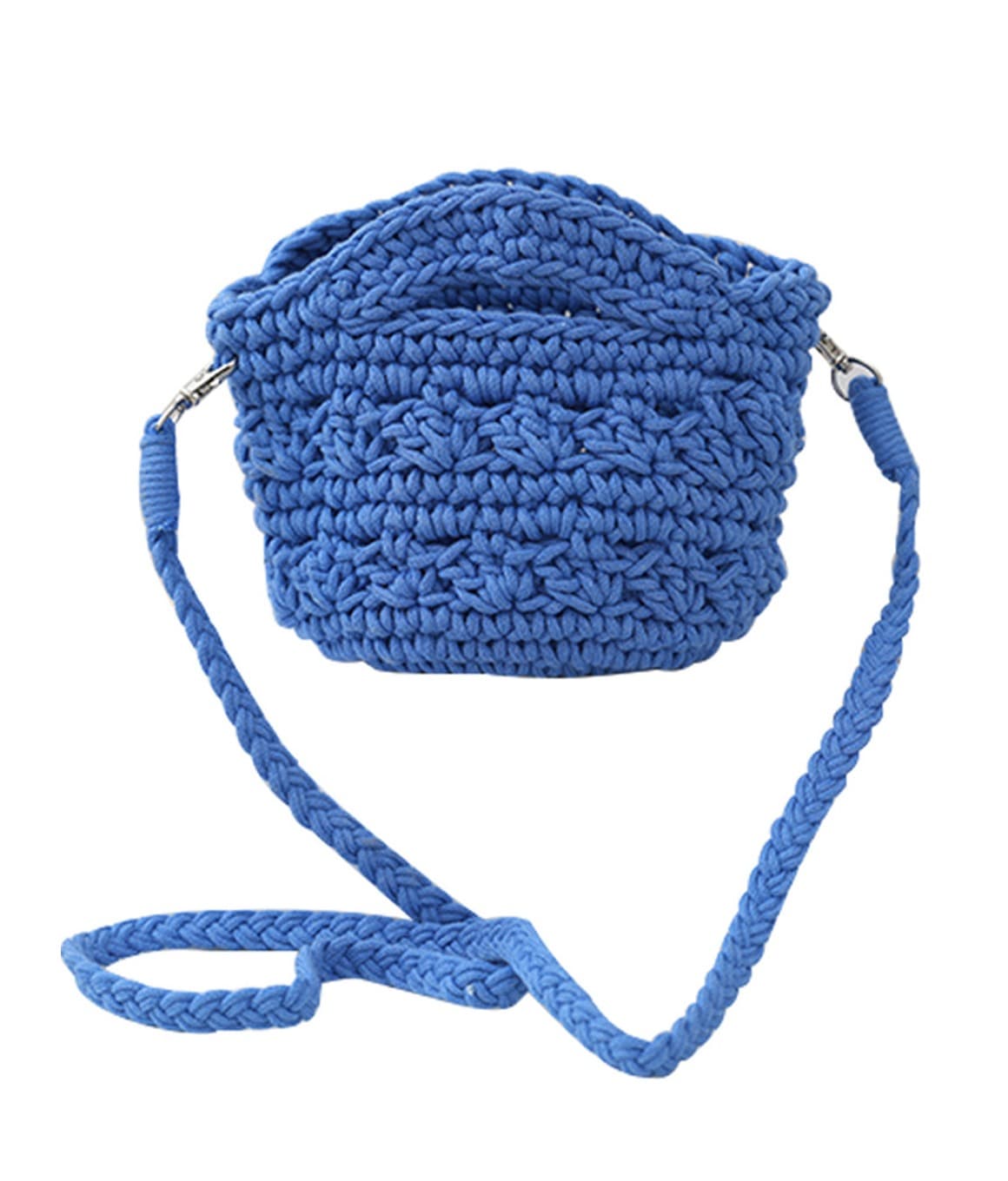 Cotton Crochet Crossbody Bag - image 5