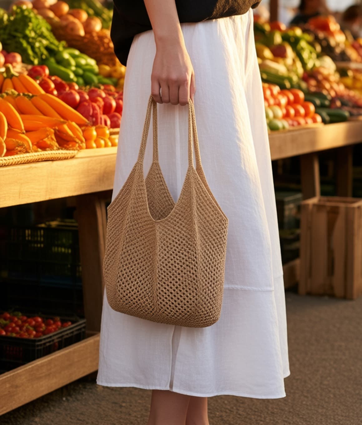 Cotton Hollow Tote - image 8