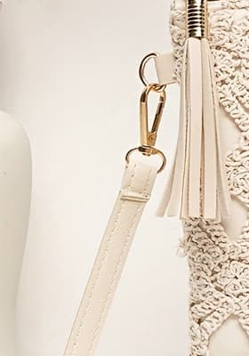Crochet Lace Phone Crossbody Bag - image 5