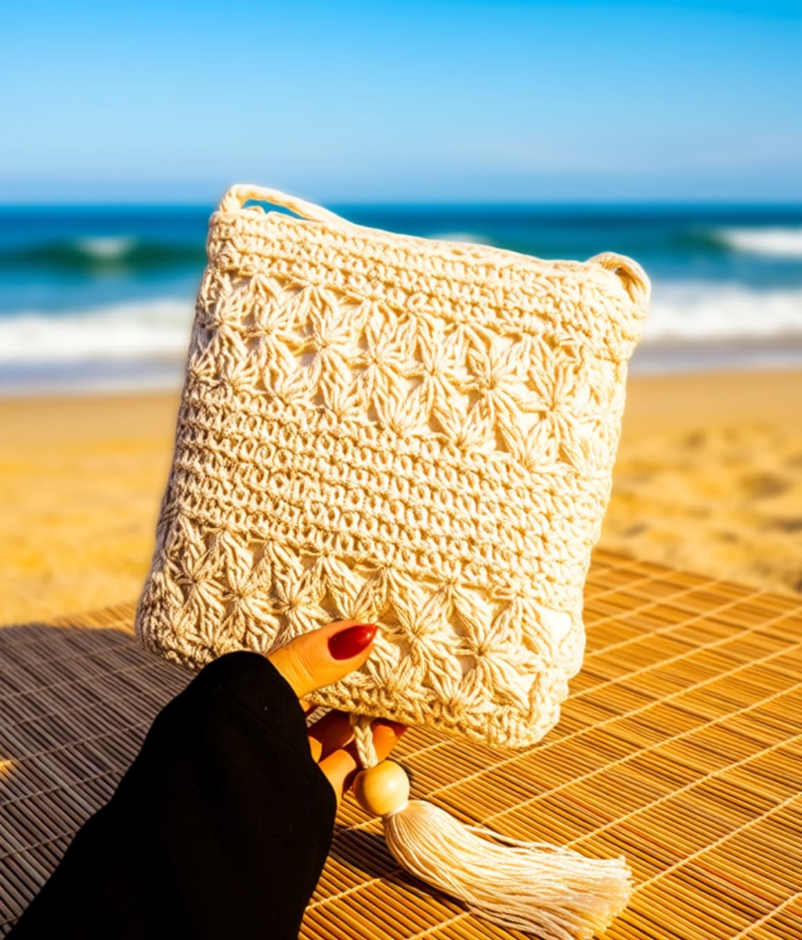 Macrame Phone Bag - image 9