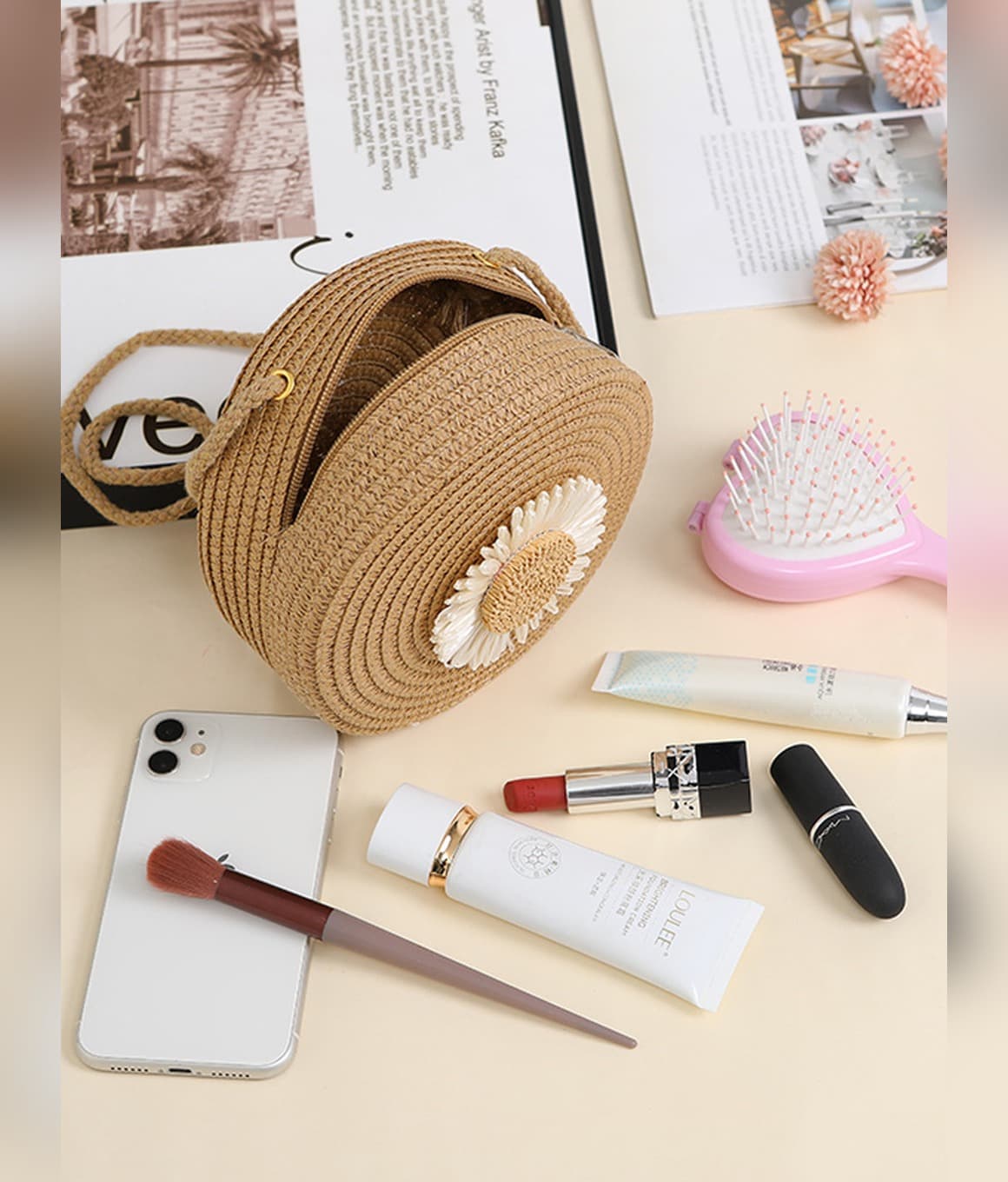 Raffia Phone Bag - image 10