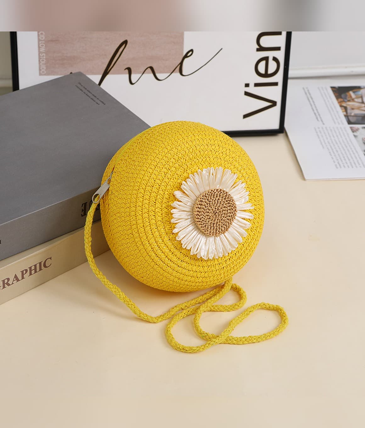 Raffia Phone Bag - image 6