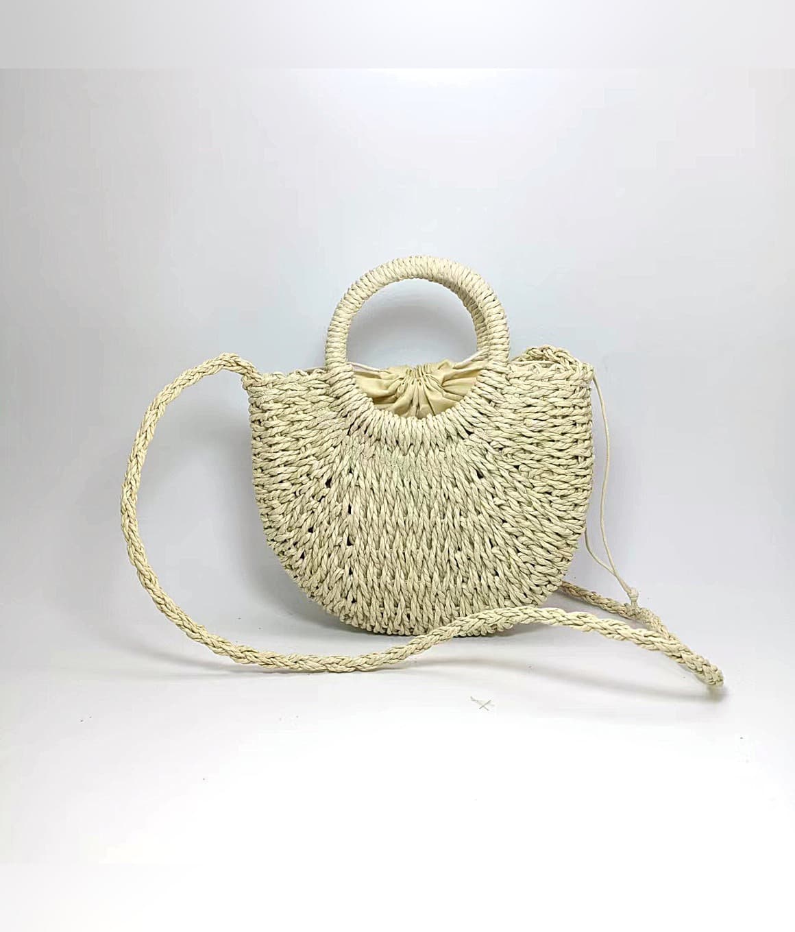 Straw Classic Handbag - image 6