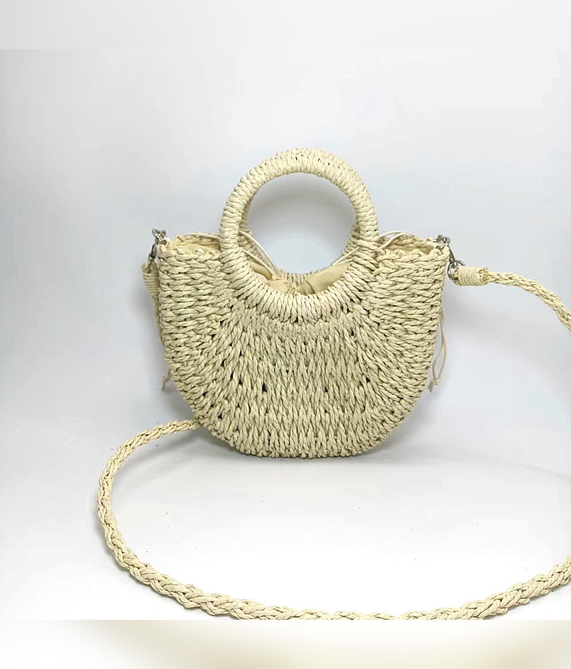 Straw Classic Handbag - image 3